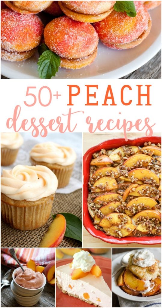 the best peach dessert recipes |roundup