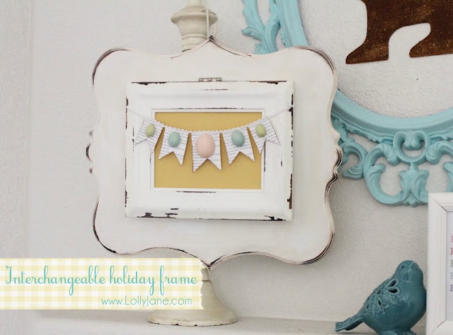 Interchangeable holiday frame