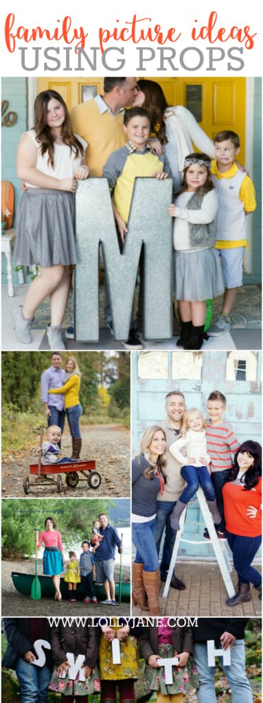 31+ family picture ideas with props