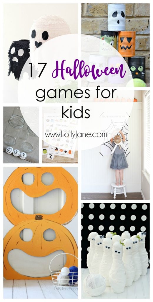 Tons of ideas for games to play on Halloween!