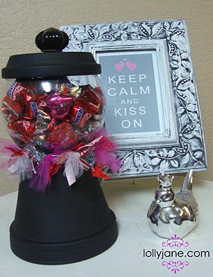 Holiday candy jars