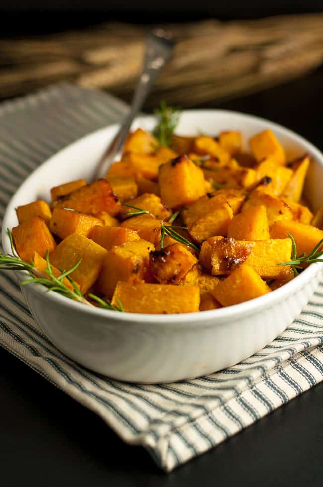 It's a little sweet, a little spicy and this crispy Maple Dijon Roasted Butternut Squash will be an ideal side dish for fall or winter dinner. |www.flavourandsavour.com