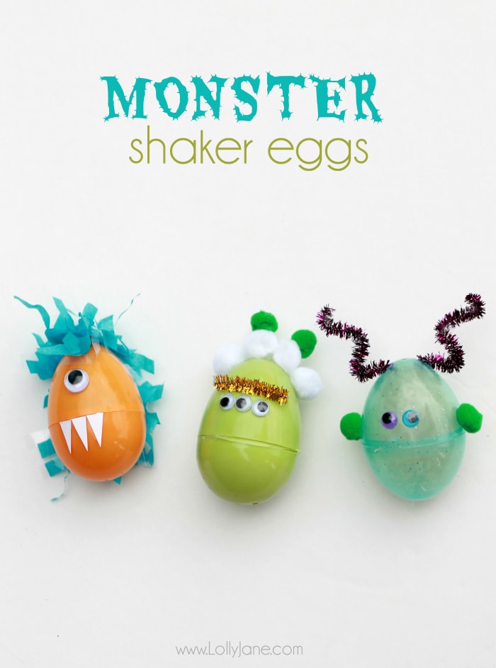 Monster shaker eggs