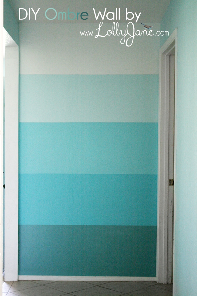 Ombre Accent Wall