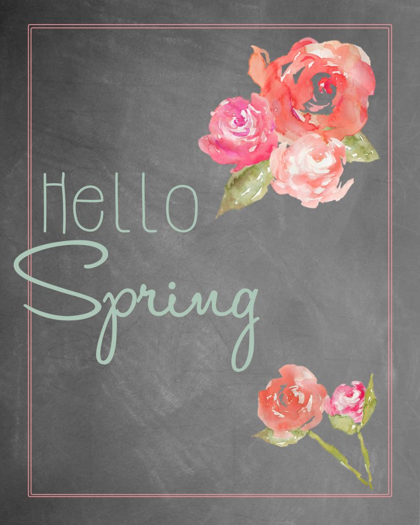 Free spring printables