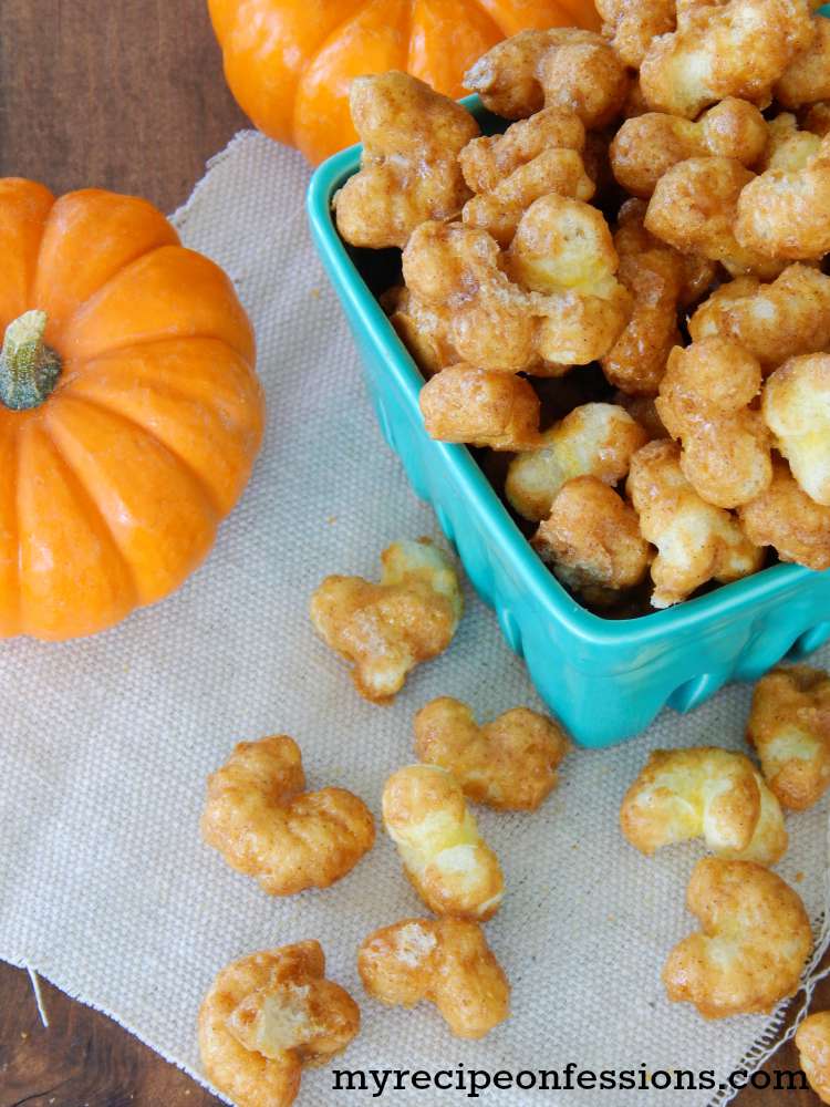 Pumpkin Spice Caramel Corn Pops recipe