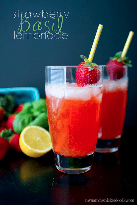 Strawberry Basil Lemonade