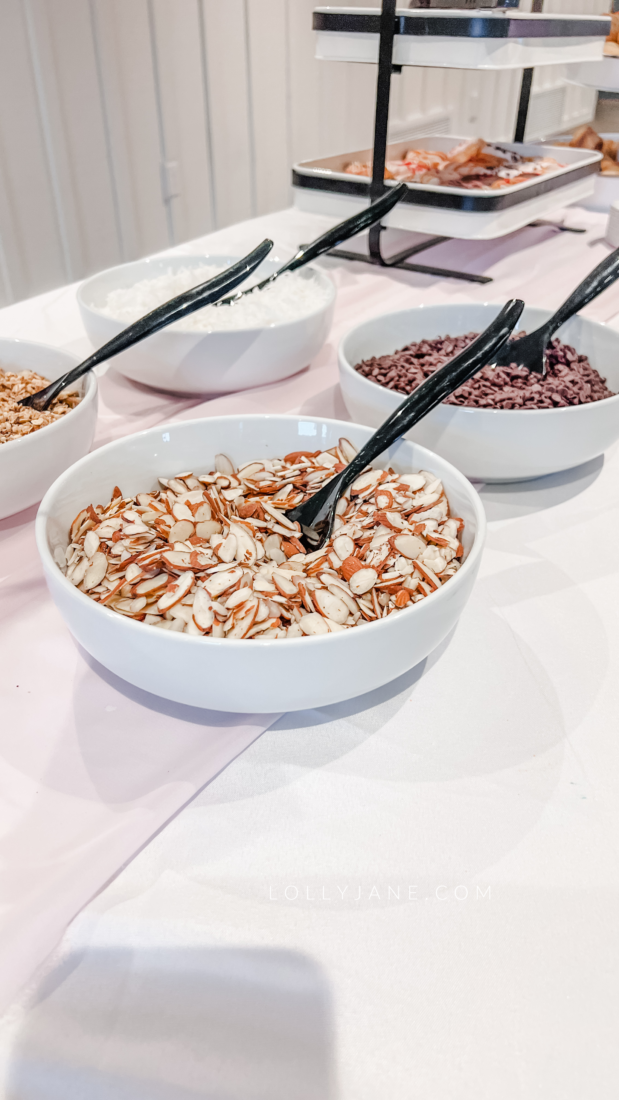Serve up smiles at your bridal shower with a dreamy Yogurt Bar! 🌸✨ Create a brunch haven with colorful fruits, crunchy granola, and tasty toppings. Your bride tribe will love customizing their own delicious bowls! 💍🥂 #BridalShower #BrunchIdeas #YogurtBar