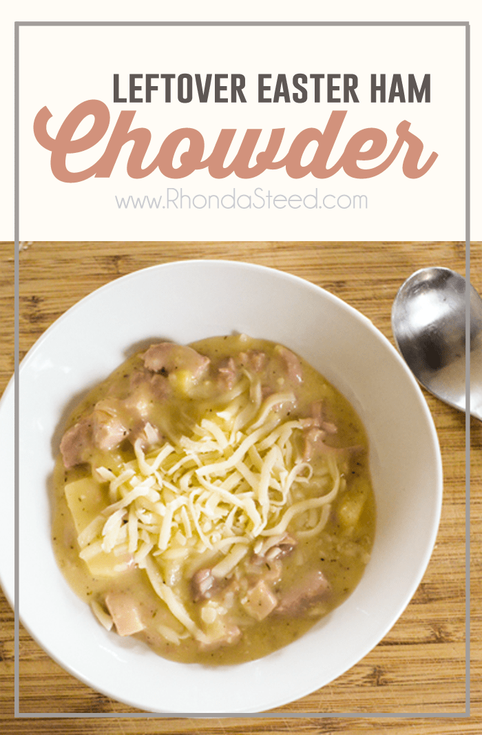 Leftover Easter ham chowder